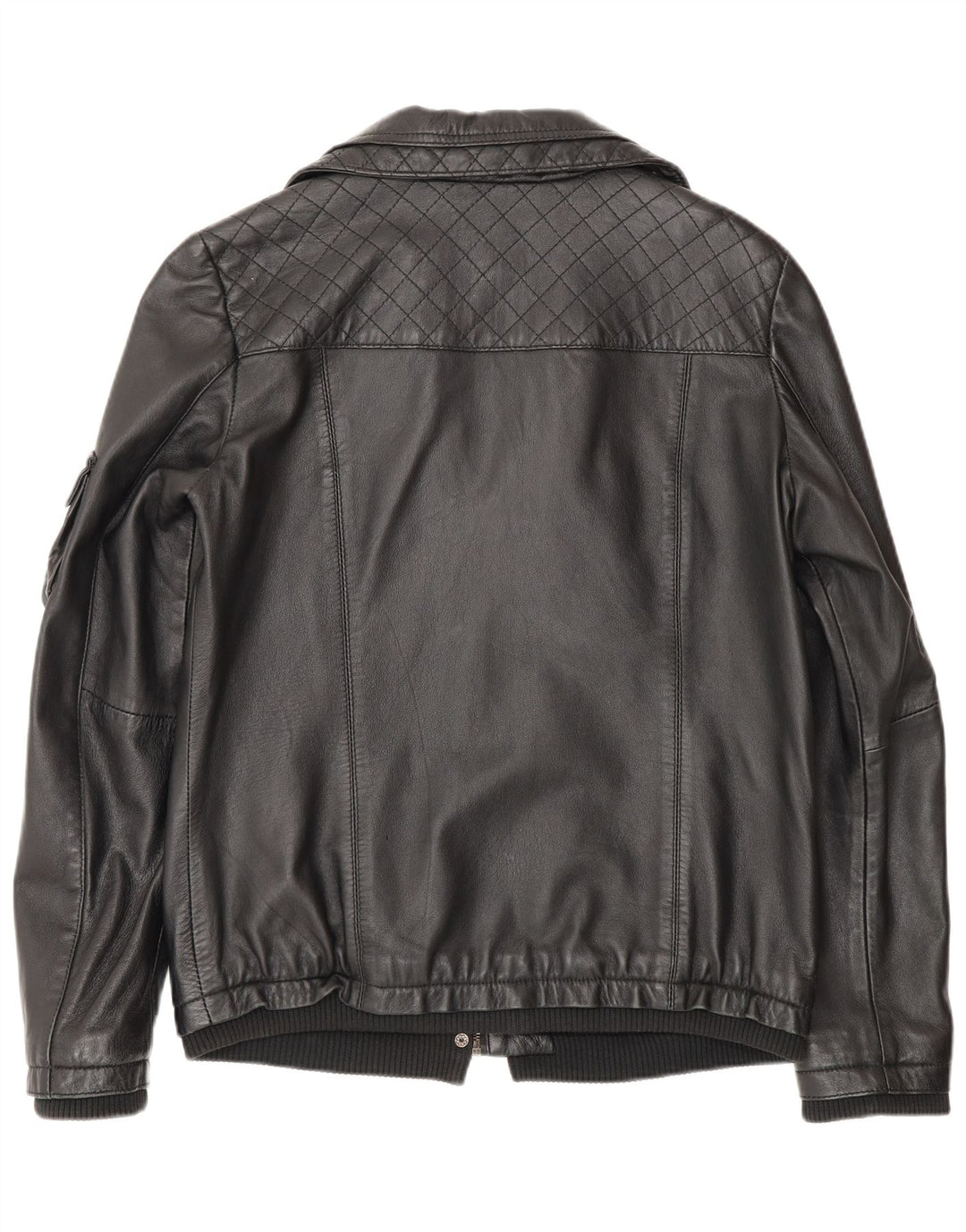 Giacca in pelle Lee Cooper da donna UK 12 media nera