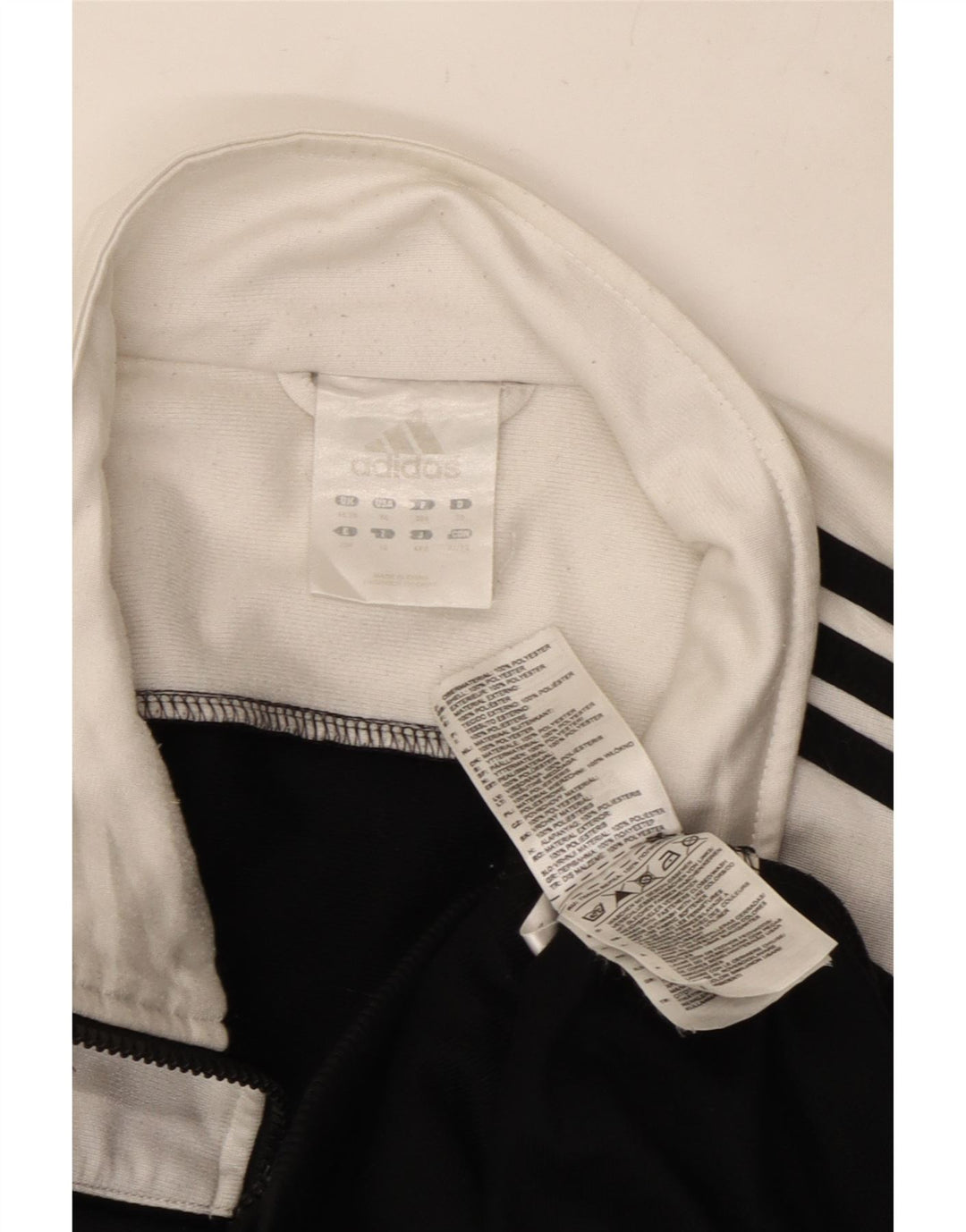 Giacca da tuta da uomo Adidas UK 48/50 XL Poliestere color block nero