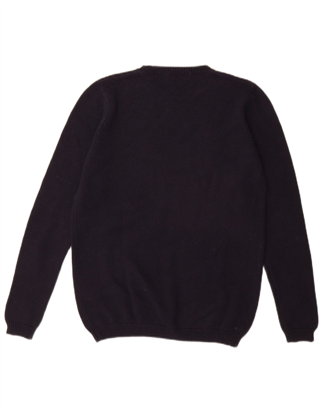 Maglione maglione girocollo da uomo Marks & Spencer blu navy medio