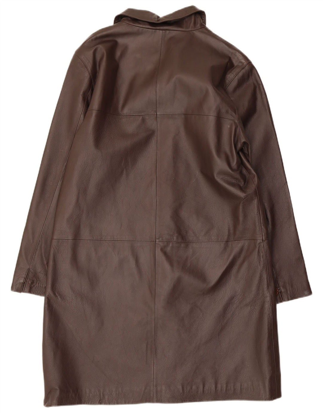 Cappotto in pelle da donna MILANO UK 14 Grande pelle marrone