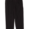 Pantaloni chino con pegging da uomo Izod W42 L32 cotone nero