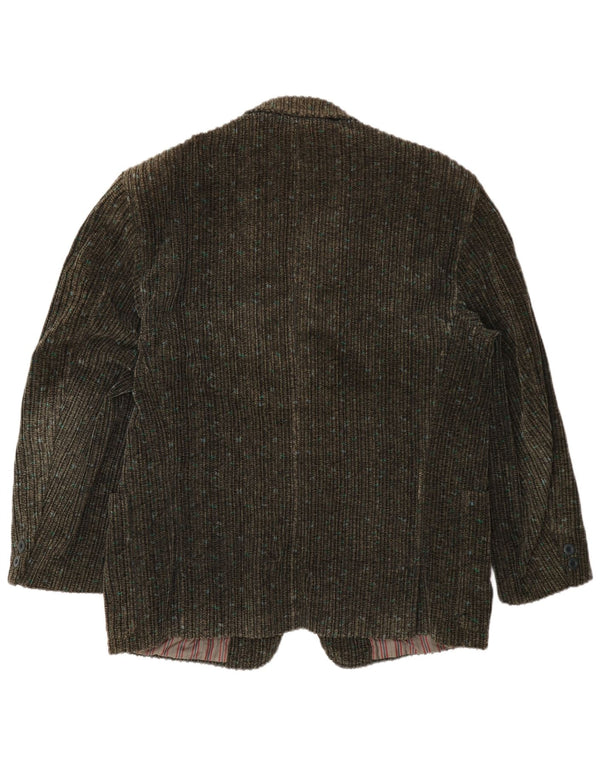 Giacca blazer da uomo in velluto a coste a 1 bottone Redpoint EU 54 2XL kaki chiazzato