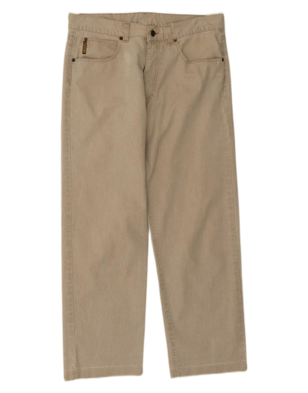 Jeans dritti da uomo Armani W36 L28 cotone beige