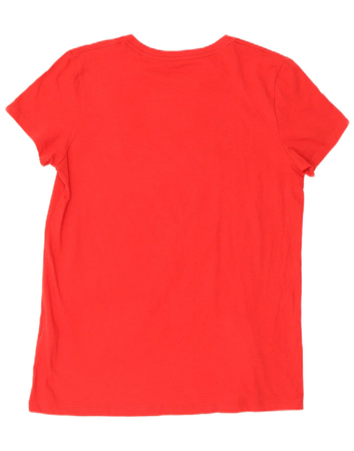 T-shirt grafica regolare da uomo Under Armour Top in cotone rosso medio