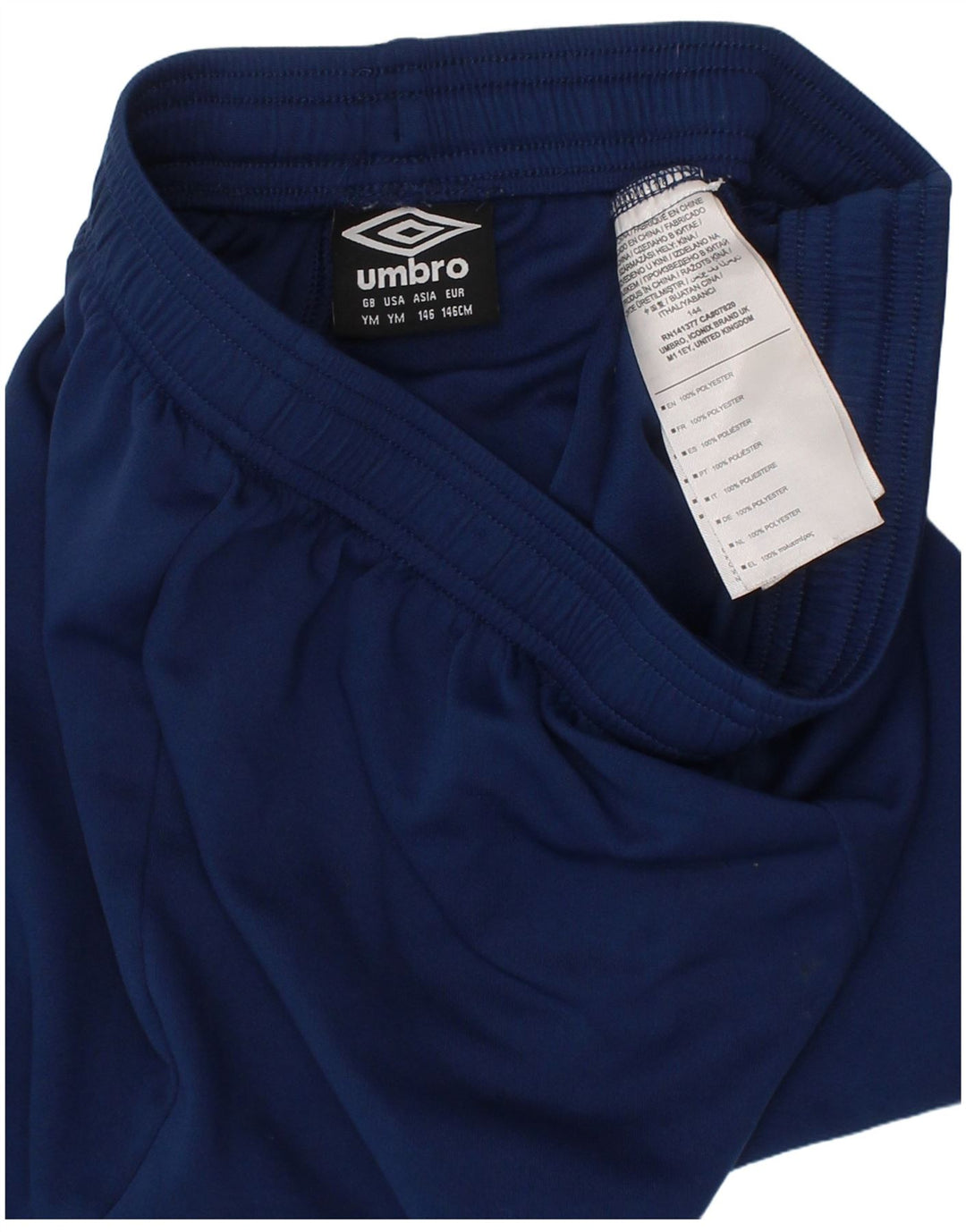 Pantaloncini sportivi da bambino Umbro 9-10 anni medio poliestere blu navy