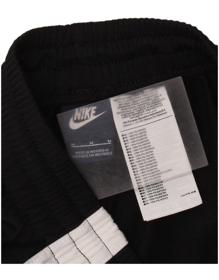 Pantaloni da tuta da uomo NIKE, poliestere color block medio nero