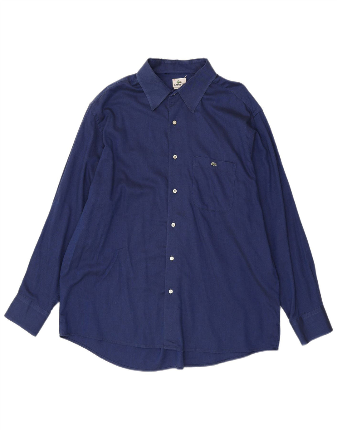 Camicia da uomo Lacoste taglia 46 2XL cotone blu