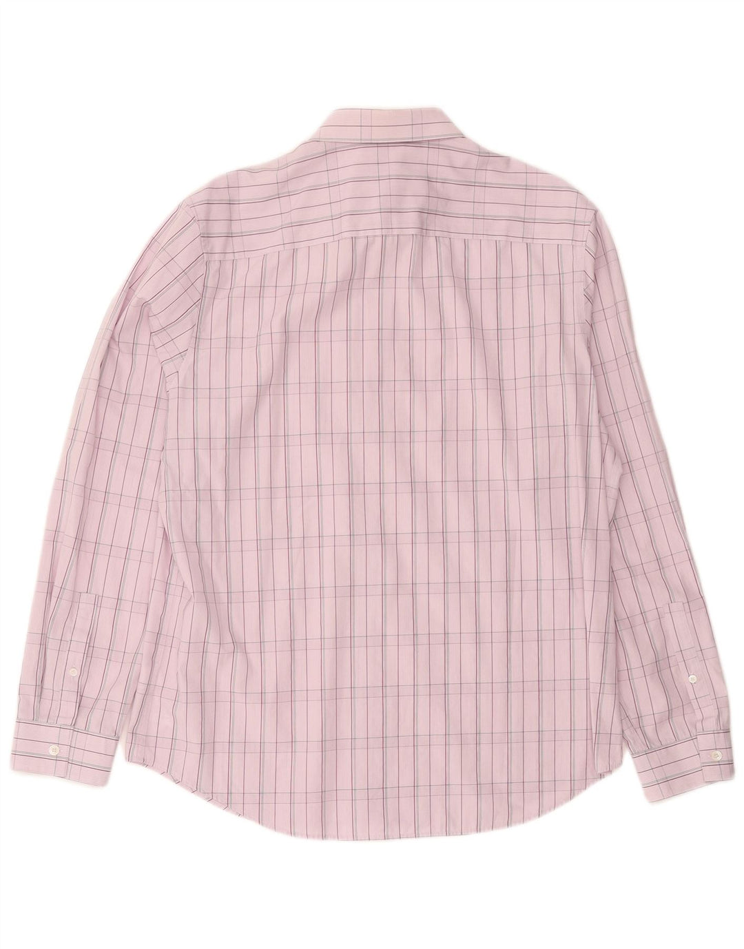 CALVIN KLEIN Camicia da uomo in cotone a quadri grandi rosa