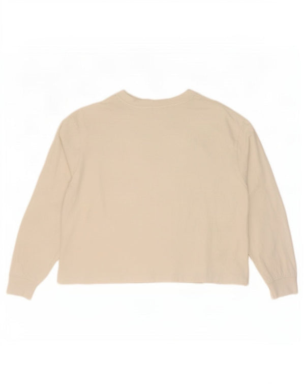 Top Zara Bambina Manica Lunga 13-14 Anni Bianco
