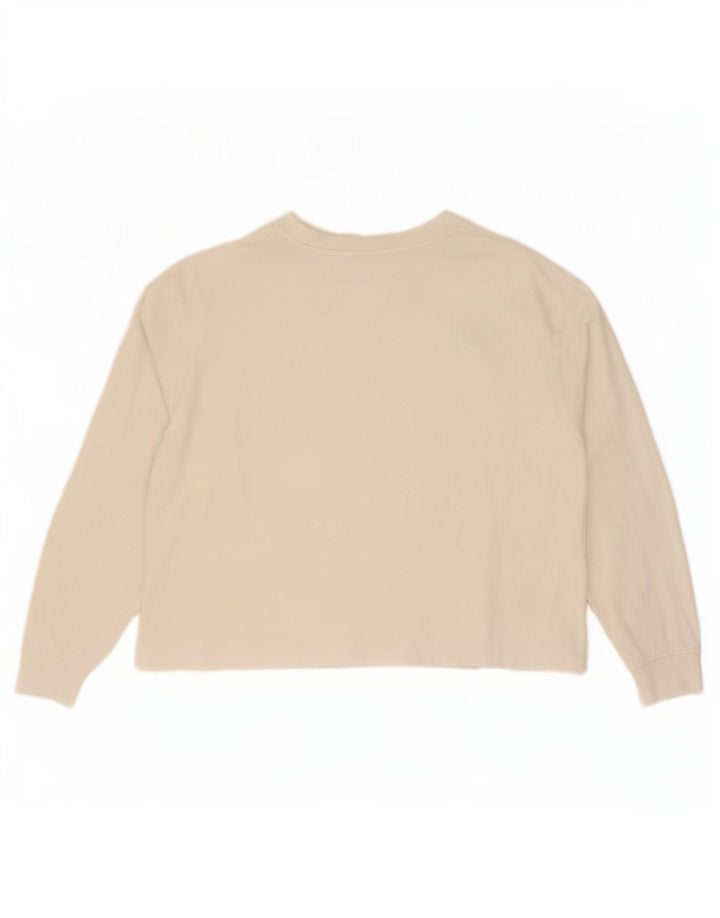 Top Zara Bambina Manica Lunga 13-14 Anni Bianco