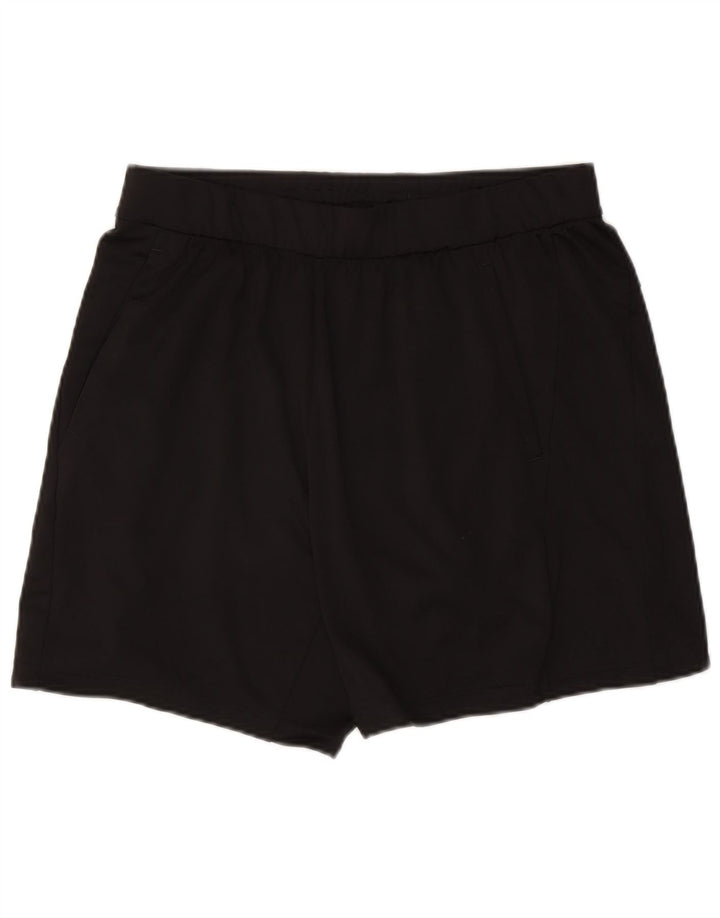 Pantaloncini sportivi da uomo Adidas grandi in poliestere nero