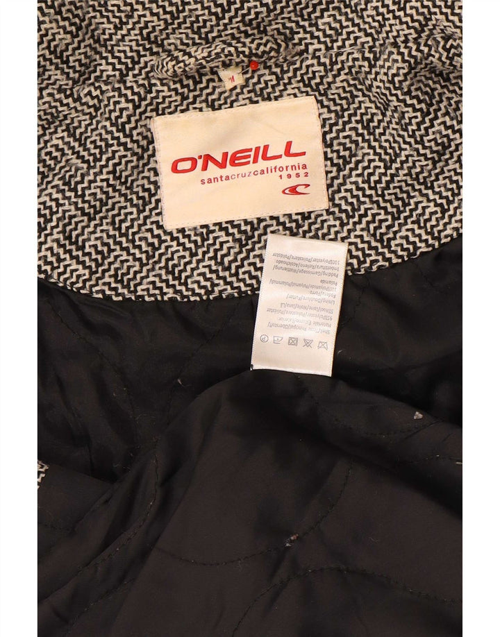 Cappotto da marinaio da donna O'Neill UK 12 Poliestere geometrico grigio medio