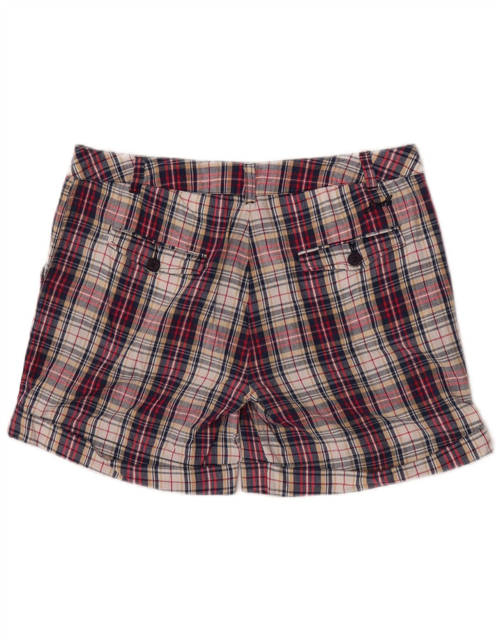 Pantaloncini chino da donna Carrera grandi W31 in cotone a quadri multicolore