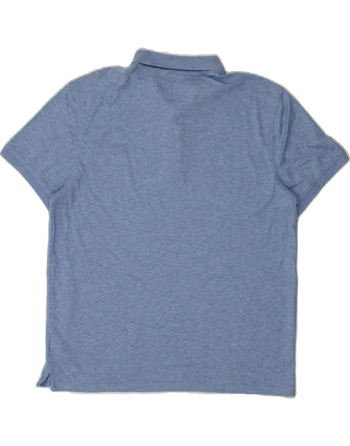 CALVIN KLEIN Mens Polo Shirt Medium Blue Cotton Vintage Calvin Klein and Second-Hand Calvin Klein from Messina Hembry 