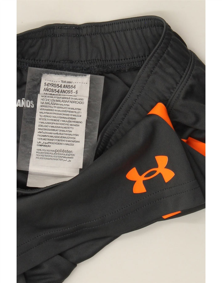 Pantaloncini sportivi Under Armour da bambino 5-6 anni in poliestere grigio