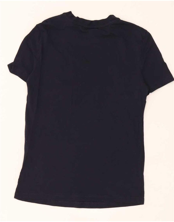 Adidas Womens Graphic T-Shirt Top UK 8 Small Black Cotton