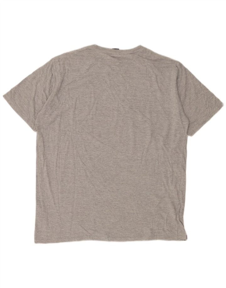 T-shirt grafica da uomo SALTROCK Top XL in cotone grigio
