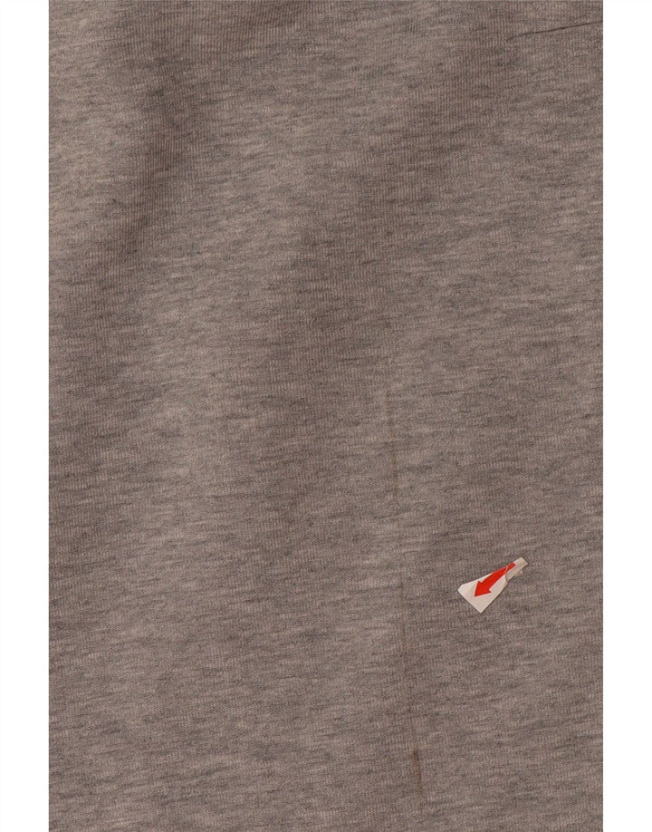 Maglione con cappuccio e zip NIKE per ragazzi 12-13 anni, grande in cotone grigio