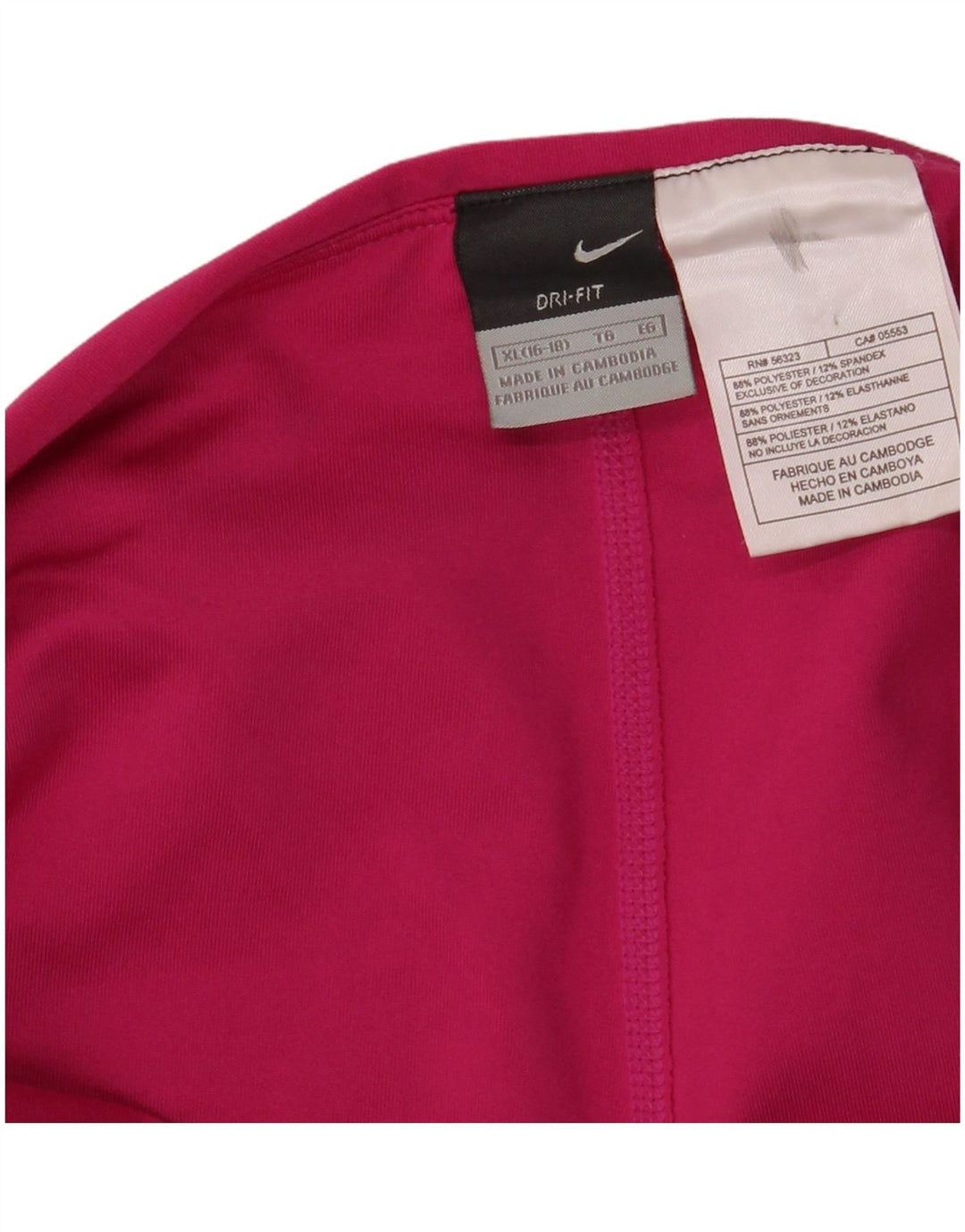 Gonna NIKE Dri Fit da donna US 16/18 XL poliestere rosa