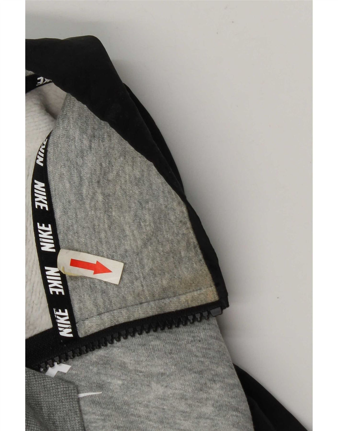 Tuta intera da uomo Nike Large in cotone color block grigio