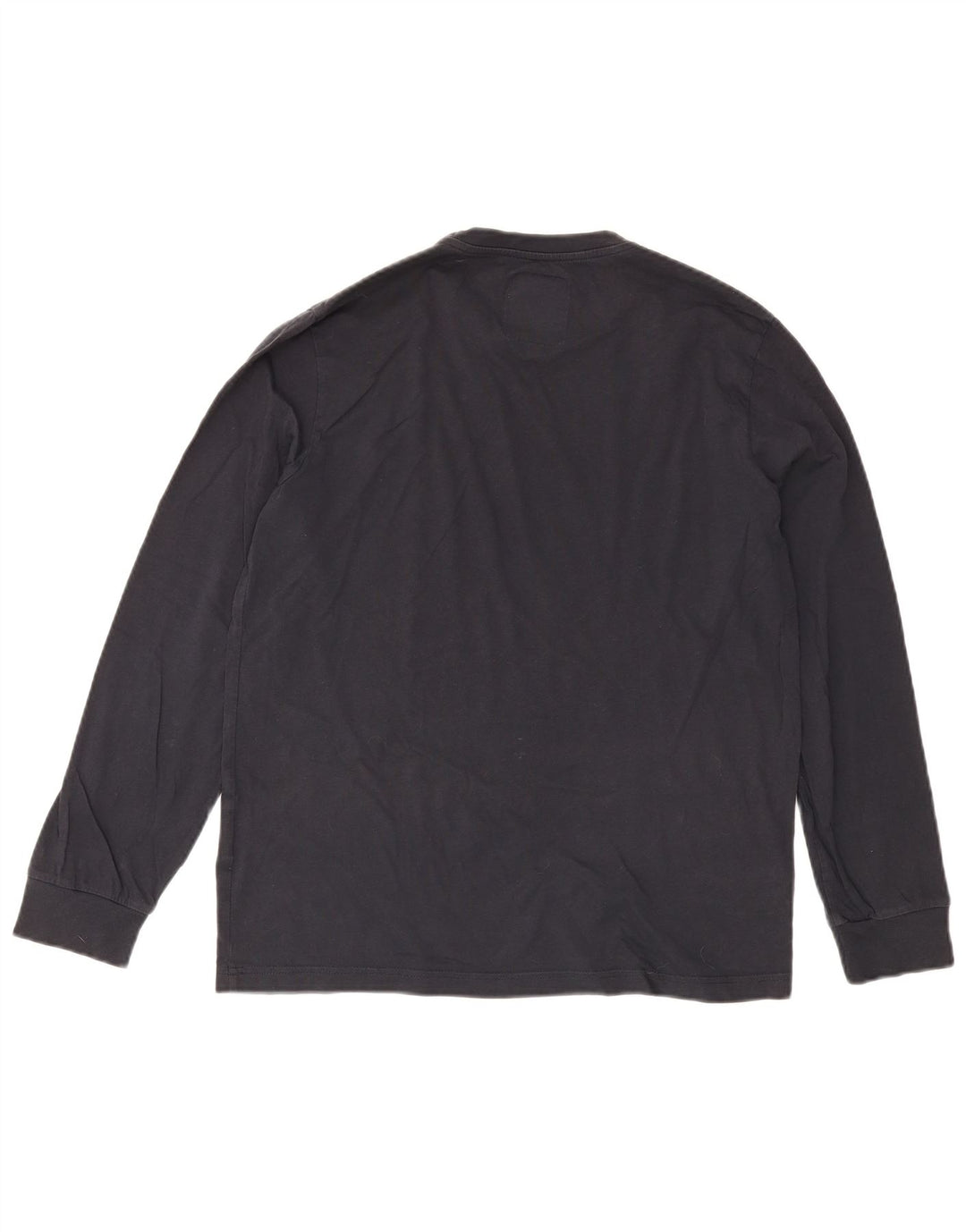 Top da uomo Champion a maniche lunghe in cotone blu navy medio