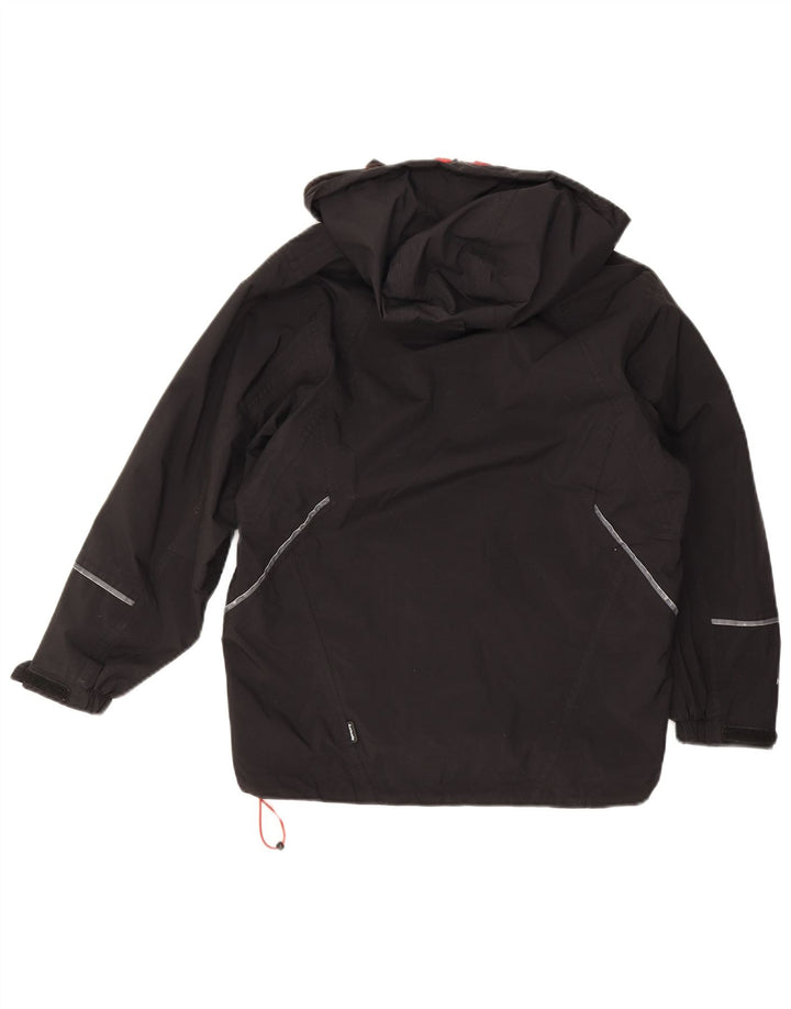 Giacca a vento con cappuccio per ragazze Sprayway 10-11 anni in poliestere nero