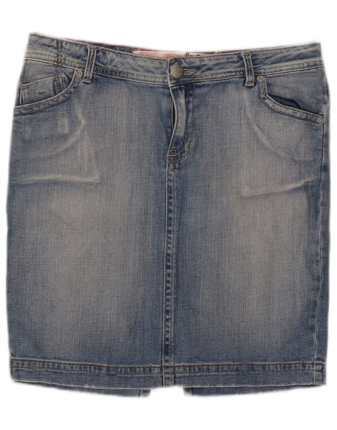 Mini gonna in denim da donna Roxy US 12 Large W32 in cotone blu