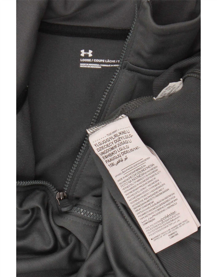 Giacca da tuta da ragazzo Under Armour 11-12 anni, grande, in poliestere grigio