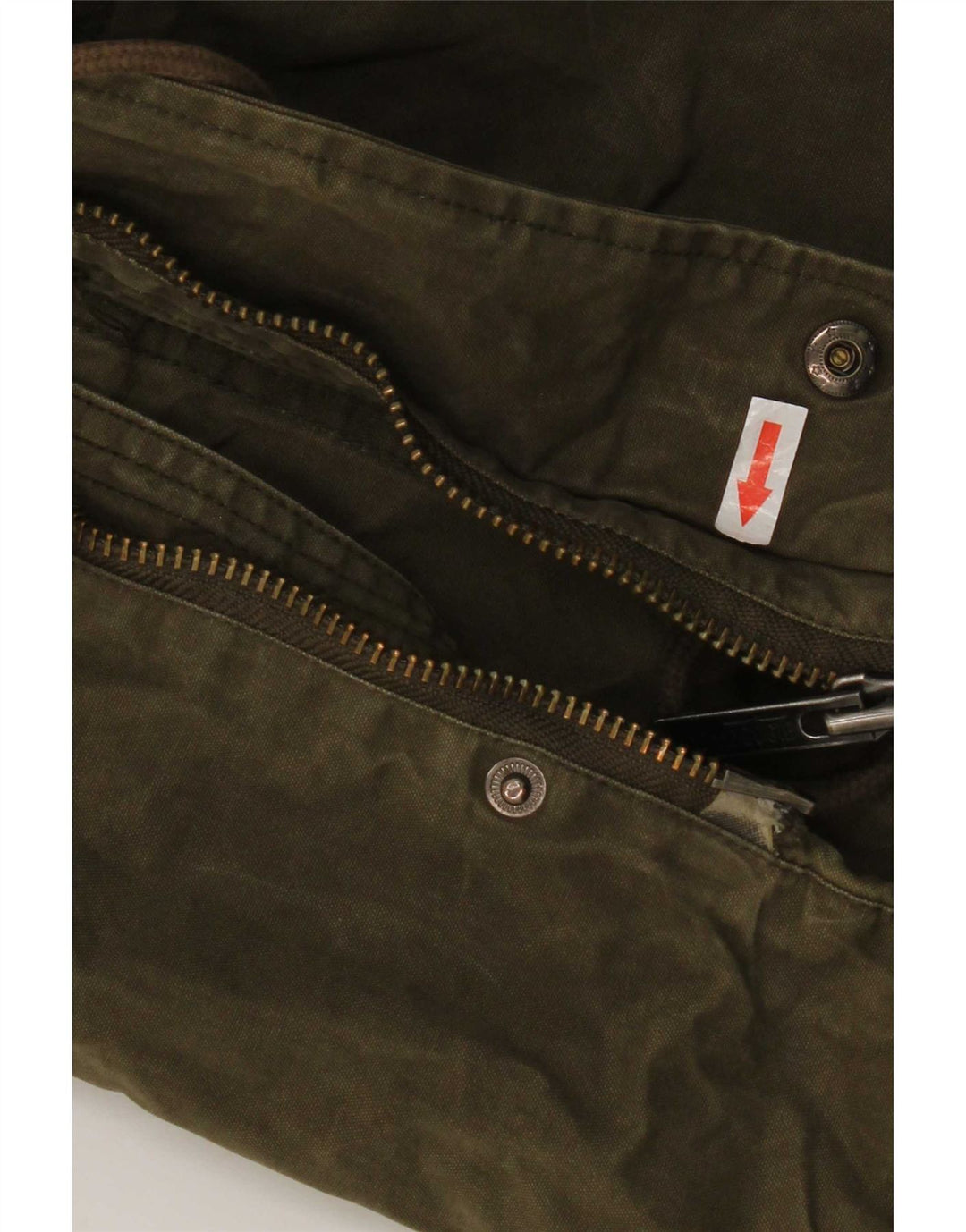 Bomboogie Giacca Parka da uomo con cappuccio UK 42 XL Cotone kaki