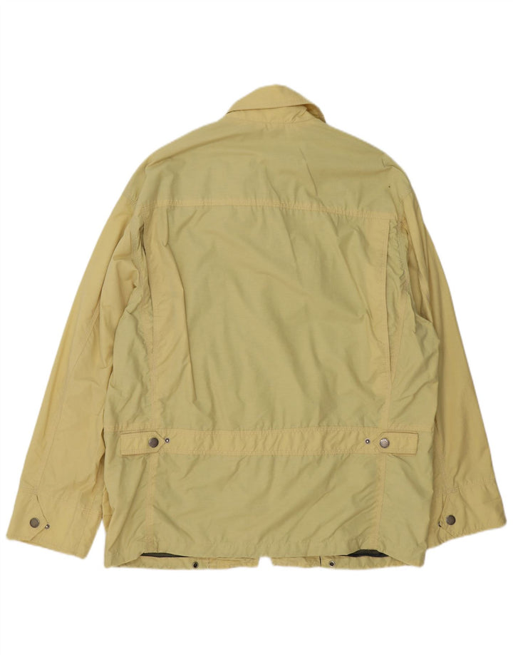 O'KIEF Mens Bomber Jacket UK 40 Large Yellow Cotton