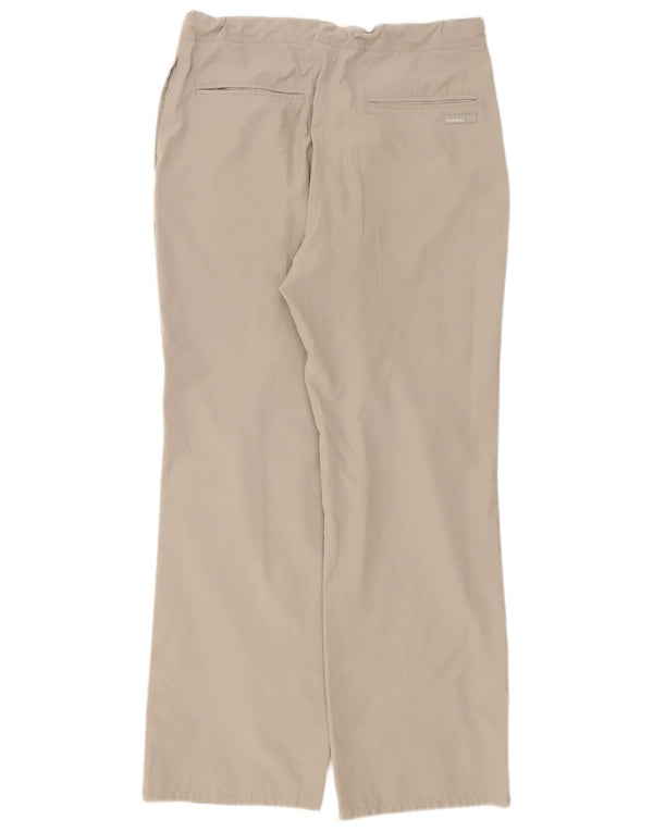 Pantaloni cargo dritti da uomo Kangol Large W34 L30 grigio poliammide