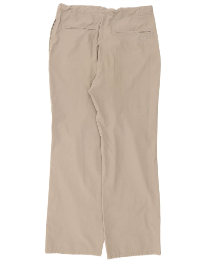 Pantaloni cargo dritti da uomo Kangol Large W34 L30 grigio poliammide