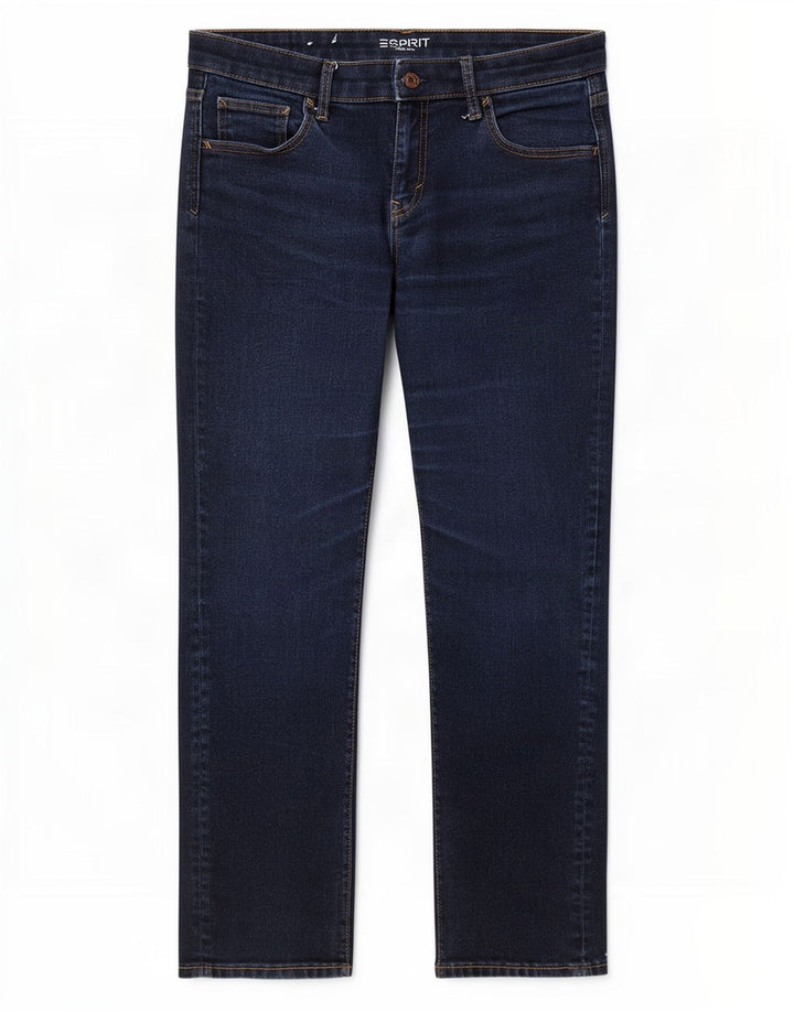 Jeans dritti da donna Esprit W30 L30 cotone blu navy