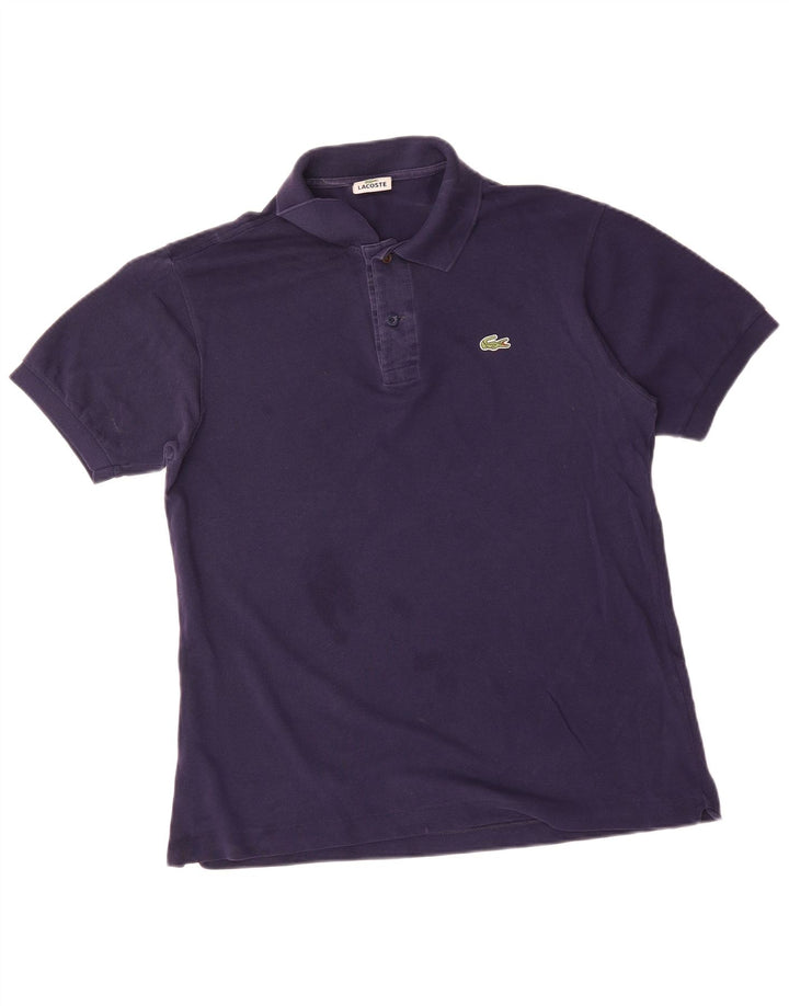 Polo da uomo LACOSTE taglia 4 media cotone blu navy