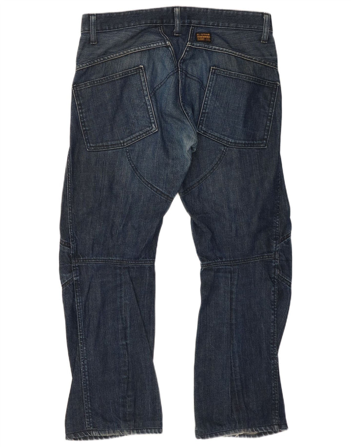 Jeans dritti da uomo G-Star W34 L29 cotone blu navy