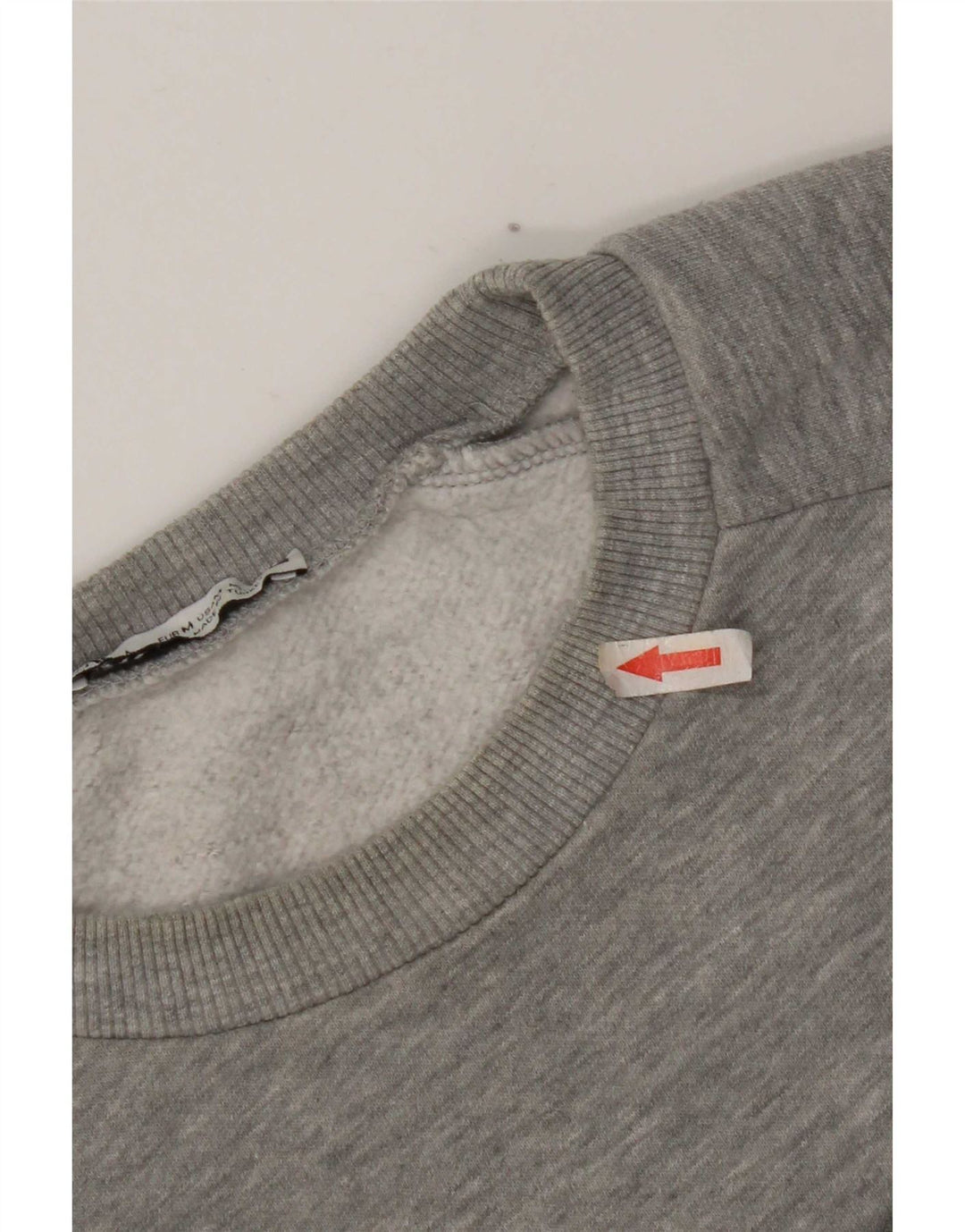 Felpa grafica da donna Zara UK 14 Poliestere grigio medio