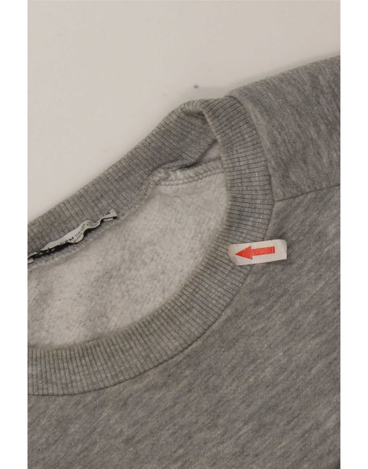 Felpa grafica da donna Zara UK 14 Poliestere grigio medio