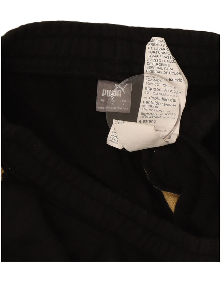 Pantaloni da tuta da donna PUMA Joggers UK 14 Large Black Animal Print