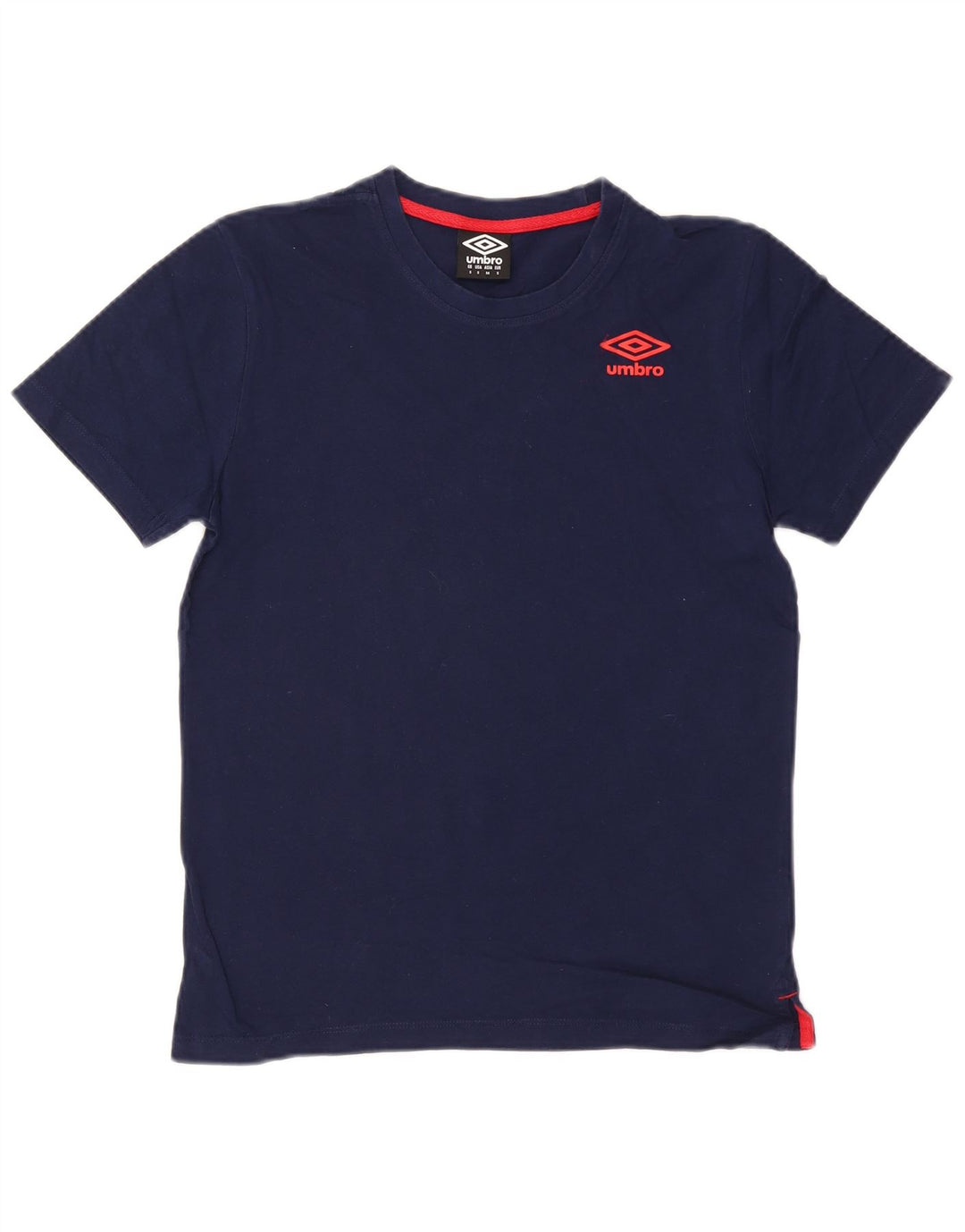 T-shirt da uomo Umbro Top Small in cotone blu navy