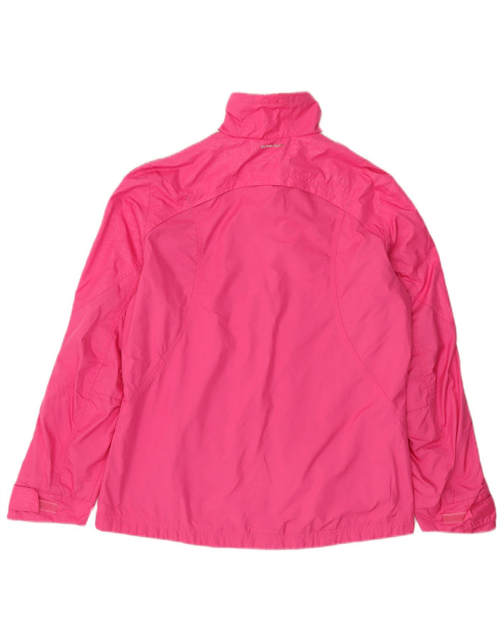 Giacca da tuta da donna Adidas Climalite UK 14 poliestere rosa medio
