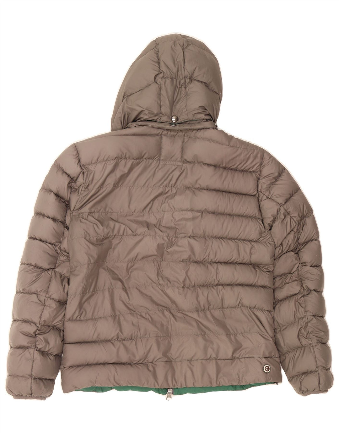 COLMAR Womens Hooded Padded Jacket IT 50 2XL Brown Polyester Vintage Colmar and Second-Hand Colmar from Messina Hembry 