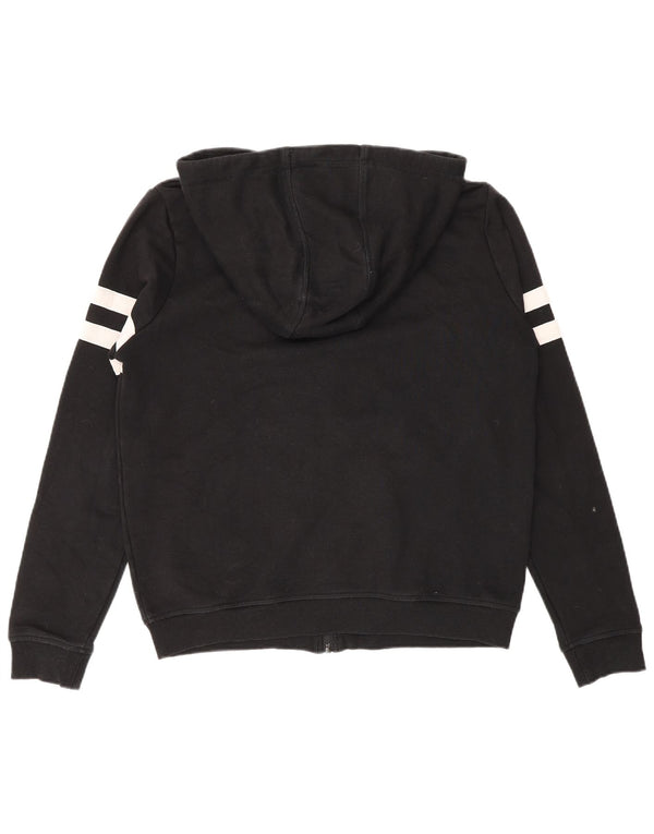 Maglione con cappuccio e zip oversize da donna Ellesse UK 10 Small Black Striped