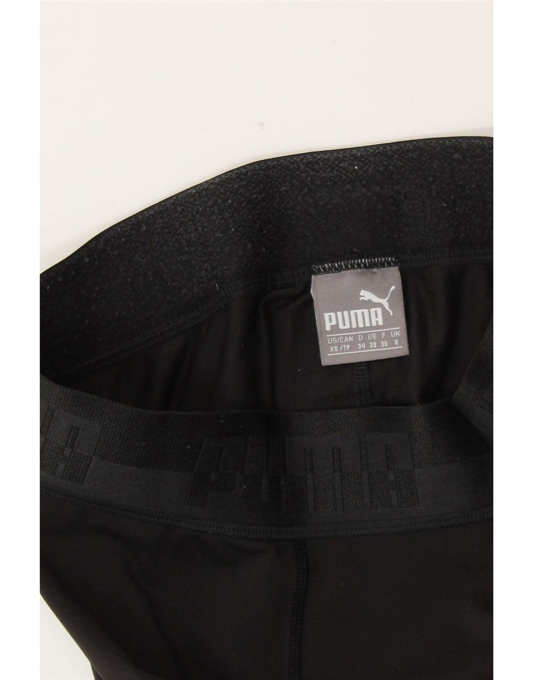 Leggings grafici PUMA da donna UK 8 Small neri