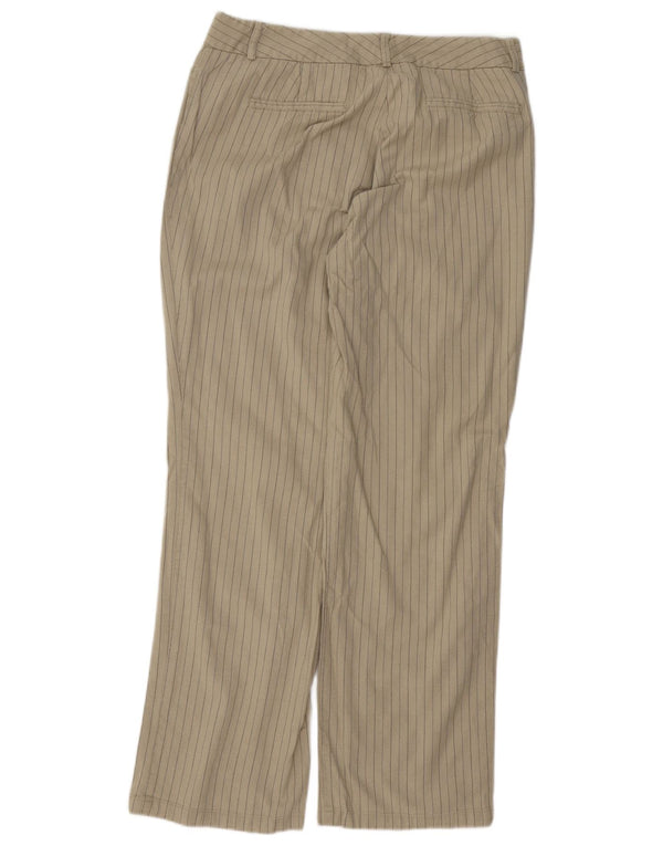 DOCKERS Pantaloni casual vestibilità ideale da donna US 12 Large W32 L30 Beige