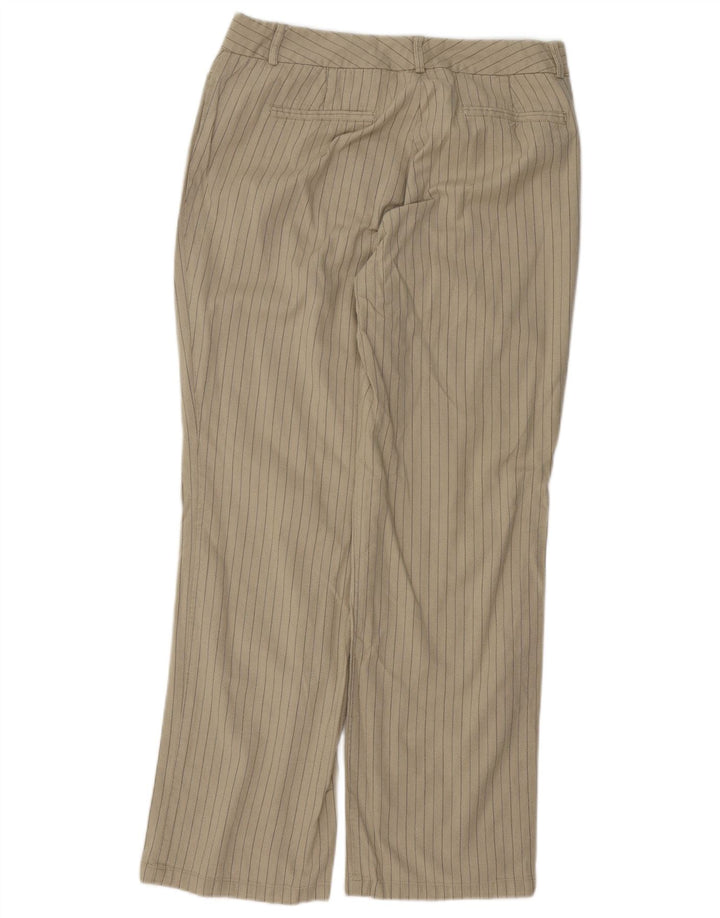 DOCKERS Pantaloni casual vestibilità ideale da donna US 12 Large W32 L30 Beige
