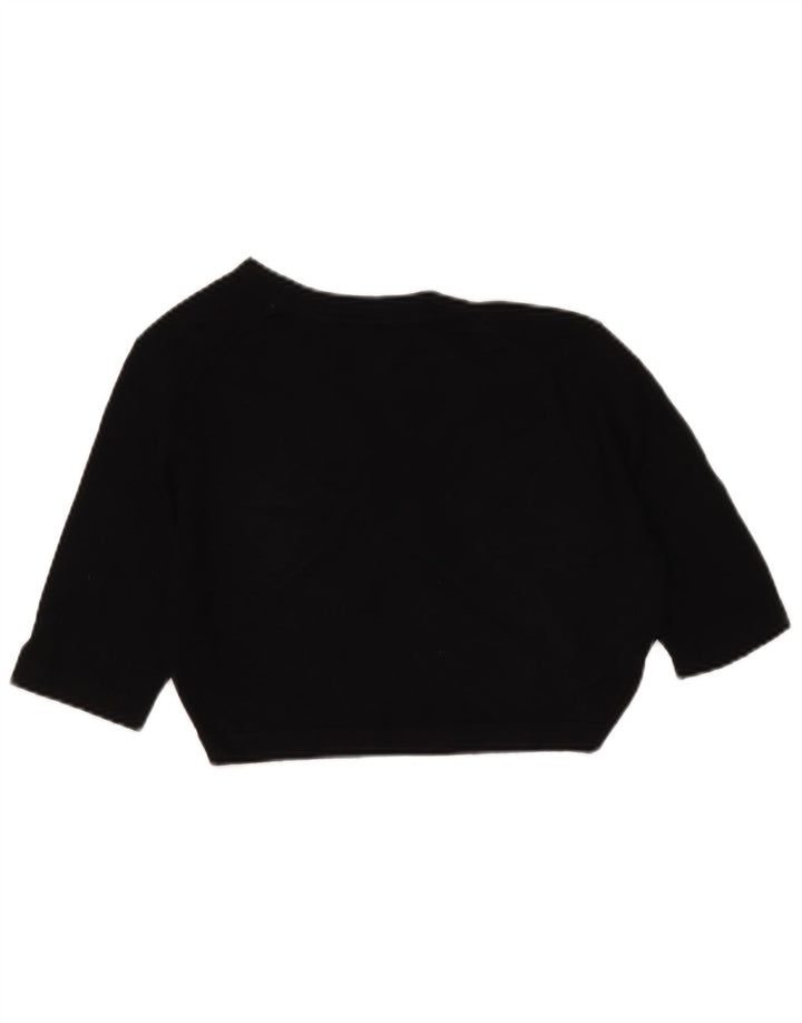 Top Bolero da donna Marks & Spencer UK 14 viscosa nera media