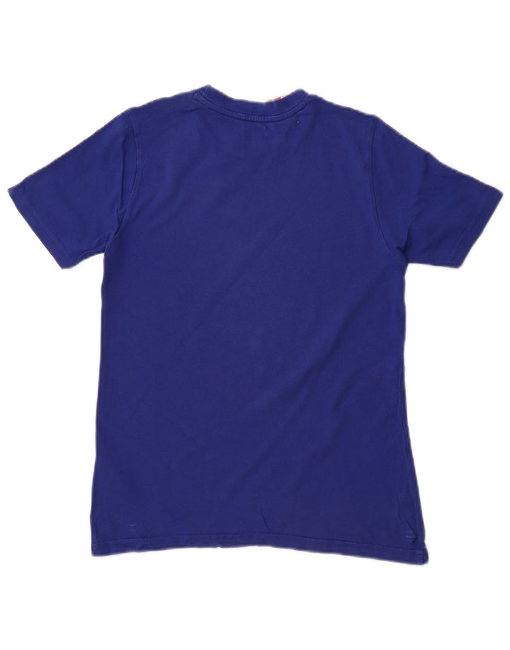 T-shirt Adidas da ragazzo Top 11-12 anni in cotone blu