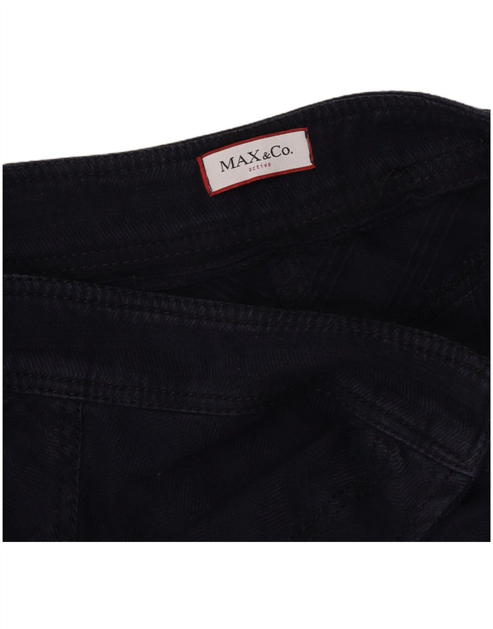 Gonna a trapezio da donna Max & Co. W28 media a righe blu navy