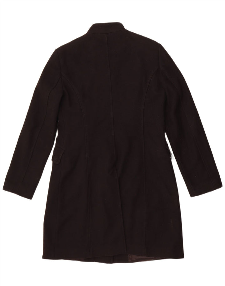 Cappotto Donna Benetton IT 46 Large Nero Lana