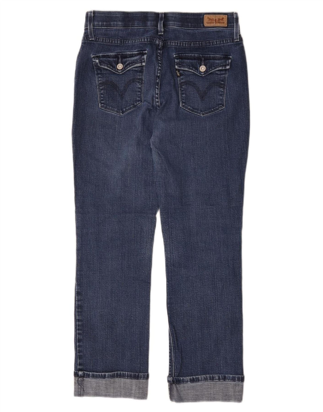 Jeans dritti da donna Levi's US 6 medi W28 L25 cotone blu